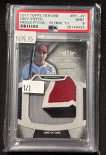 2017 Topps Tier One PSA MINT 9 Joey Votto Prodigious Patches 1/1 ONE OF ONE