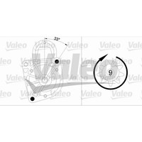 Valeo Starter 1.3 KW Passend FüR Fiat Stilo 1.6 16V Lancia Lybra 458163