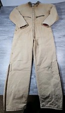Vintage Key Outerwear Canvas Coveralls Mens Large Long Insulated Made In USA