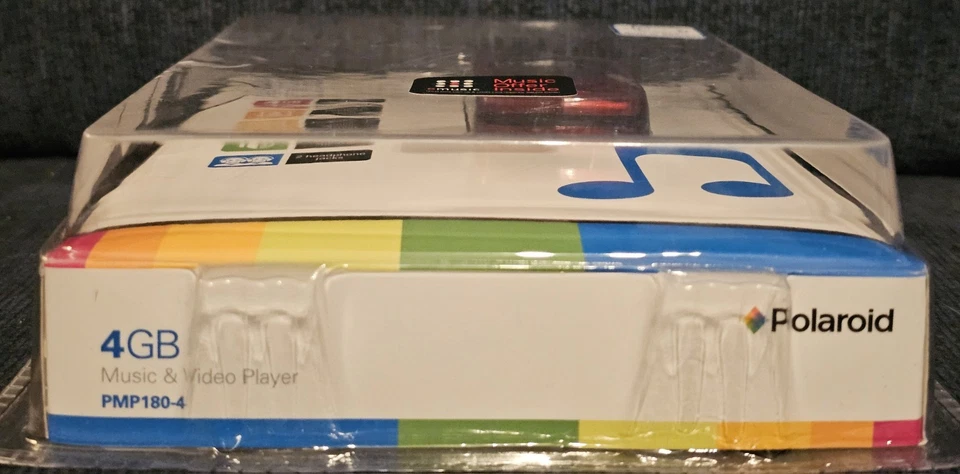 Polaroid PMP180-4 Red (4GB) Digital Media Player Music And Video Vintage NEW - Image 4 of 4