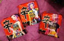 3pk Kpop Demon Hunters SHIN Ramyun Ramen Huntrix Rumi Zoey Mira golden Nong Shim