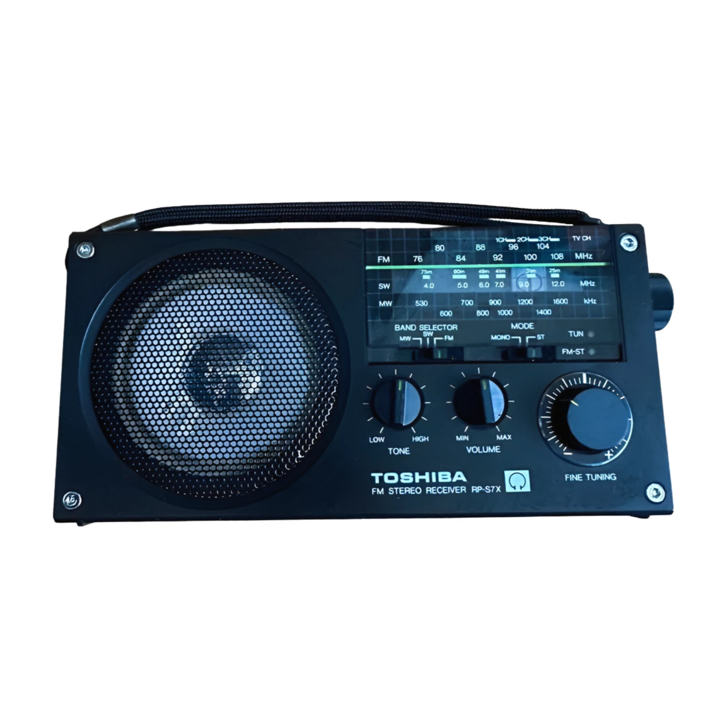 昭和レトロ TOSHIBA FM/AMラジオ RP-S7 動作品 昭和レトロ TOSHIBA FM/AMラジオ RP-S7 動作品 ラジオ・コンポ