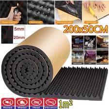 2M Soundproofing Foam Self-Adhesive Acoustic Foam Sound Absorbing Egg Crate 20MM