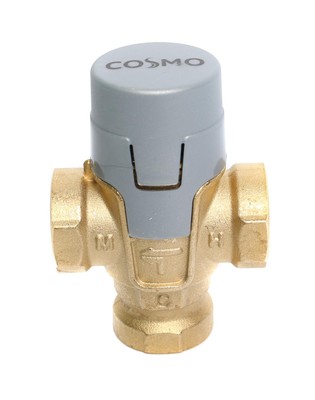 Cosmo Brauchwassermischer 35-65 Grad C. Anschluss 3/4'' IG