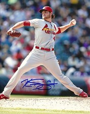 KEVIN SIEGRIST ST. LOUIS CARDINALS SIGNED AUTOGRAPHED 8x10 PHOTO W/COA ON MOUND