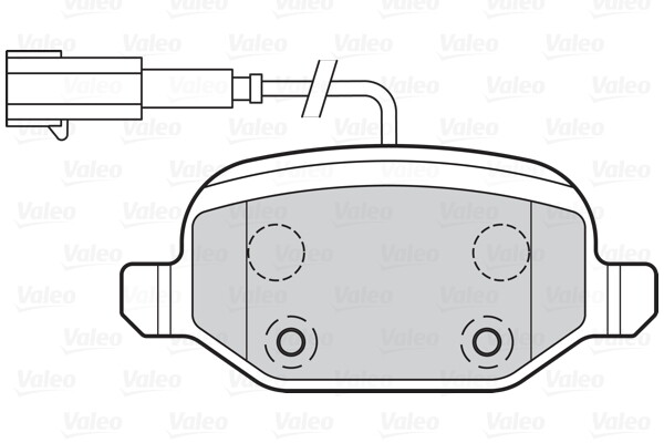 Kit plaquettes de frein Valeo 302140 dispositif de freinage à disque pour auto