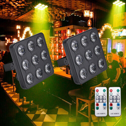 135W LED Par Scheinwerfer RGBW 9 LED Bühnenlicht Partylicht Par DMX Weihnachten - Bild 14 von 17