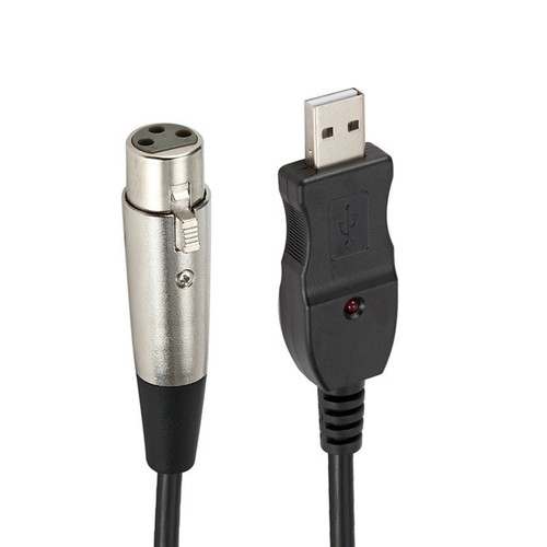 3M USB Male to XLR Female Microphone Link Cable For PS2/PS3/WII/XBOX hosts - Picture 6 of 11