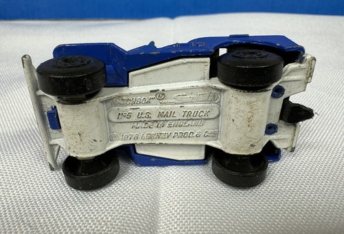 VTG 1978 Matchbox Superfast No 5 U.S. Mail Truck Jeep Lesney Made In England T36 - Picture 13 of 14