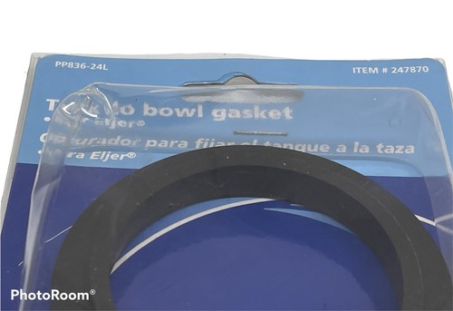 Plumb Pak PP836-24L Tank to Bowl Gasket, Black - Picture 3 of 6