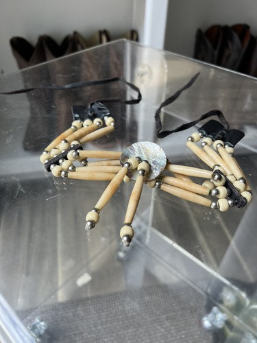 Bone Choker Native American Pearl Necklace Artifact