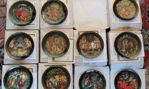 Collectible Plate Series - Russian Legend Edition (Vinogradoff Porcelain) 11 PLATES - Picture 1 of 12