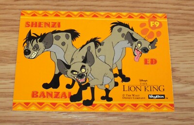 Genuine Skybox Disney's The Lion King Shenzi Ed & Banzai (F9