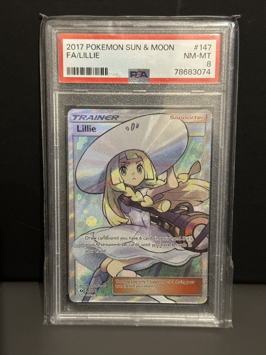 Pokemon Card Lillie 147/149 Sun & Moon Full Art Trainer