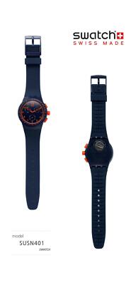 ★SWATCH★ CLASSIC REBIRTH BLUE Men's Urethane Watch SUSN401 Swatch SUSN401 REBIRTH BLUE Mens Urethane Watch | eBay