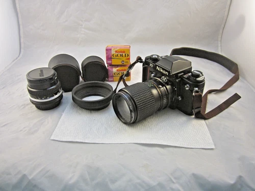 NIKON F3HP 35mm FILM CAMERA with lens