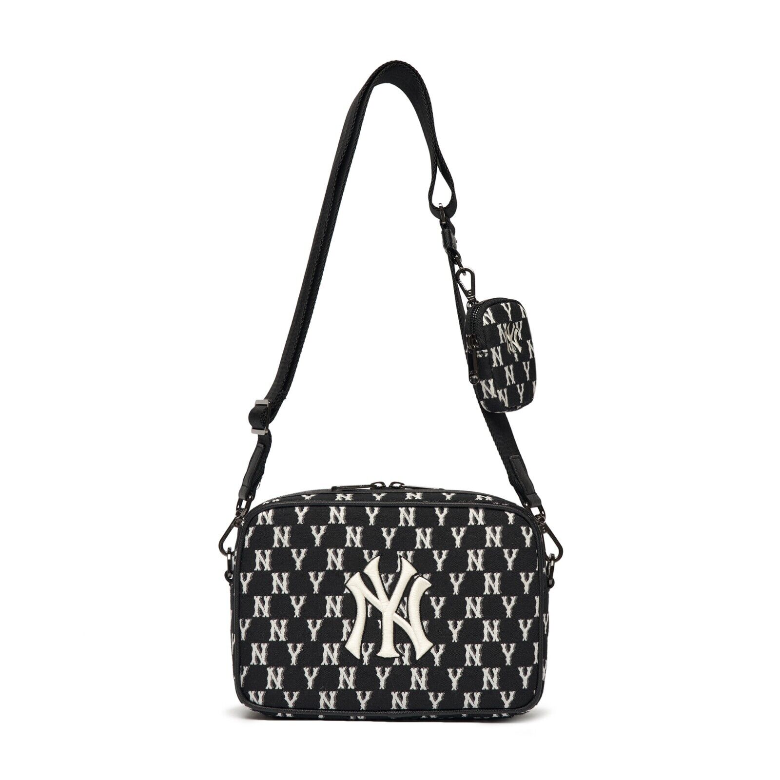 MLB Classic Monogram Jacquard Crossbody Bag New York Yankees