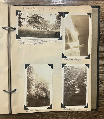 1920s Scrapbook Filled w/ Snapshots Of Kentucky & Ohio Photos & Notes - Picture 11 of 13