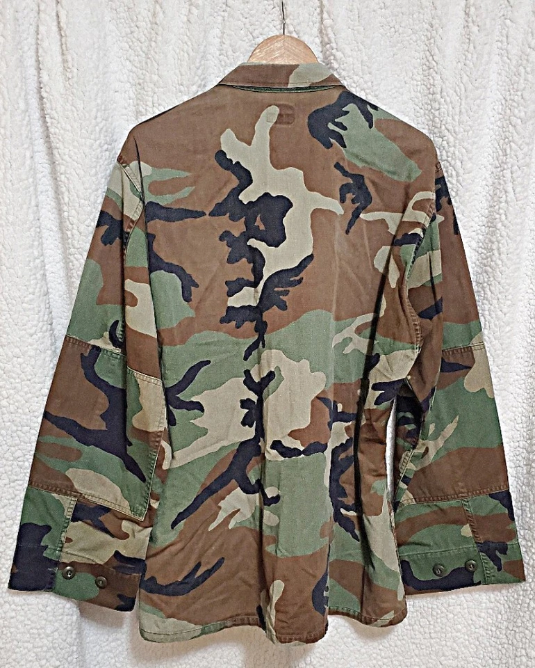 Mens Air Force Woodland camo utility coat size L/R - Image 2 of 2