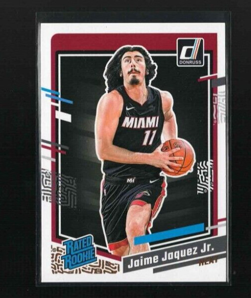 2023-24 Panini Donruss #213 Jaime Jaquez Jr. Rated Rookie RC Miami Heat