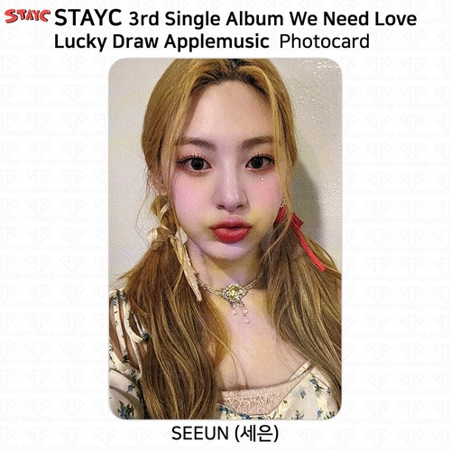 StayC 3rd Single Album We Need Love Photocard Lucky Draw Apple Everline Withmuu - Picture 33 of 95