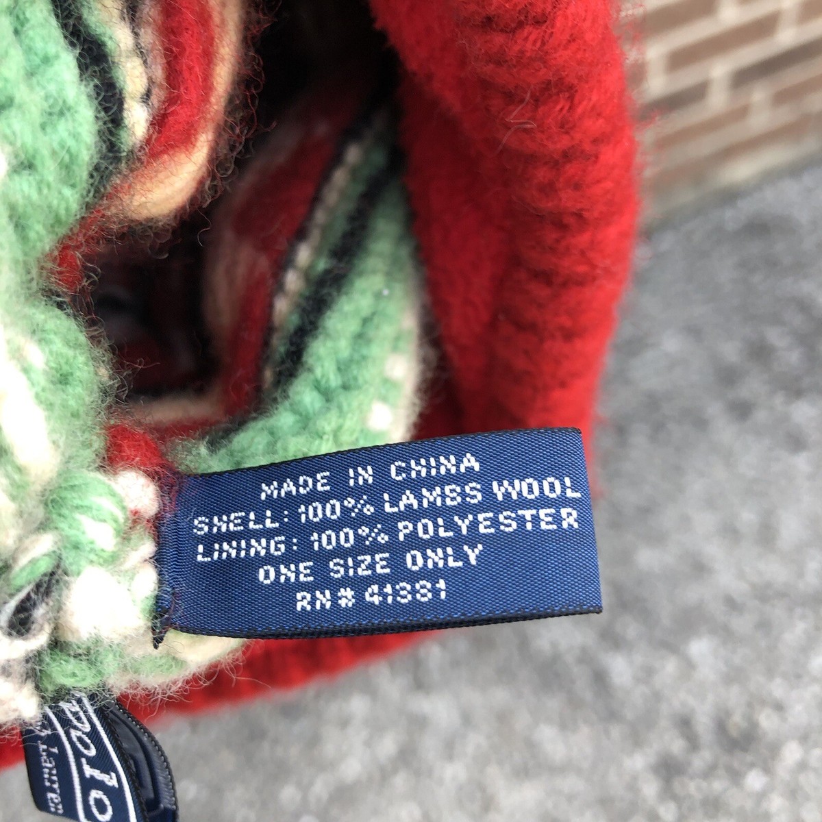 Vintage Polo Ralph Lauren Wool Southwest Aztec Red Winter