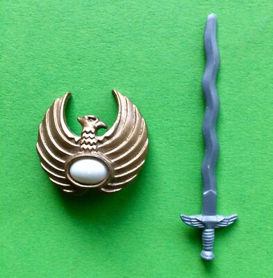 GOLDEN GIRL Schwert Schild GALOOB Waffe 80 no SHE RA Masters HE MAN MotU OVP Box