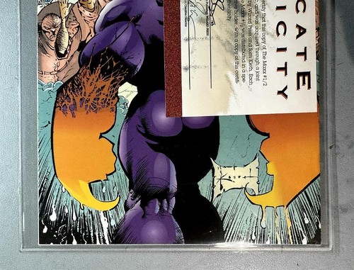WIZARD presents THE MAXX 1/2 (NM+ 9.6) 1993 MAIL-AWAY PURPLE FOIL VARIANT * - Picture 10 of 11