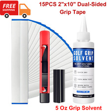 Deluxe Grip Repair Kits for Regripping Golf Clubs Includes Hook Knife 2" x 10"