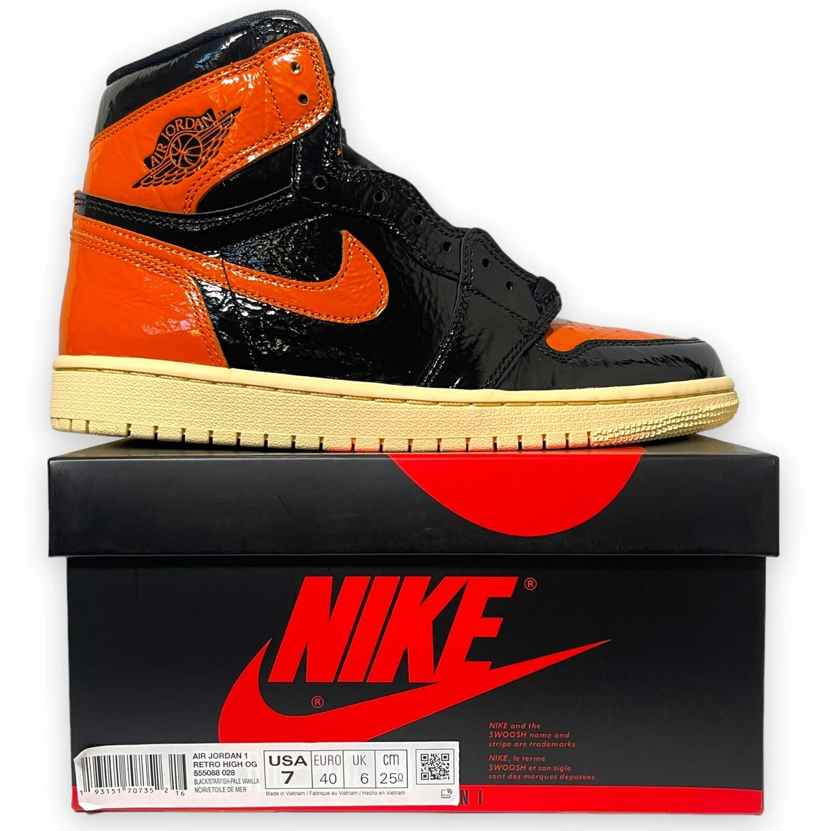 Nike Air Jordan 1 Retro High OG Shattered Backboard 3.0 555088-028  Menu0026#039;s Size 7 | eBay
