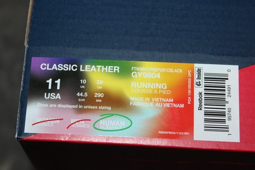 Reebok Nao Serati Classic Leather Color Footwear White GY9804 Sneaker Men Sz 11  - Picture 10 of 10