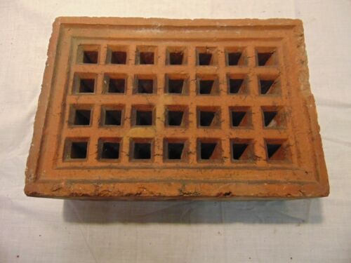 Reclaimed Victorian Terracotta Clay Air Brick Vent ref 7 - Picture 1 of 2