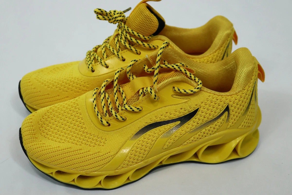 Mens yellow tennis shoes sale