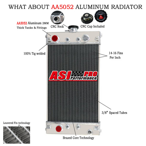 U45506580 Aluminum Radiator For Perkins 403C-15 404C-22 403D-15 404D-22 TPN440 - Bild 1 von 10