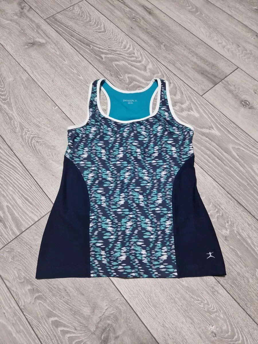 Danskin Sport Activwear Top Tank Top Size M with bra support