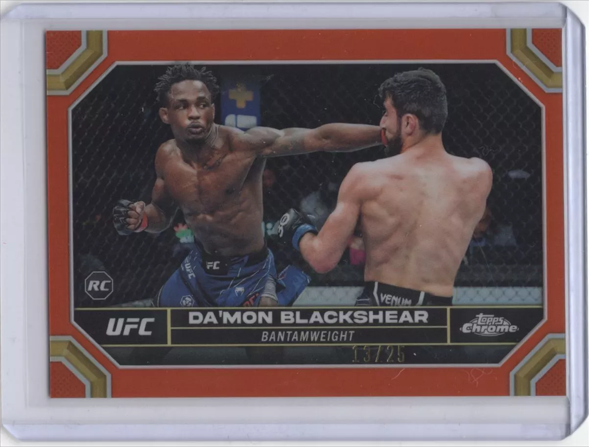 2024 Topps Chrome Rookie Orange Refractor Da'Mon Blackshear Rookie 13/25 #21