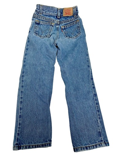 Vintage Levi’s Jeans 550 Relaxed Fit Size 6X Red Tab Medium Wash - Picture 11 of 12