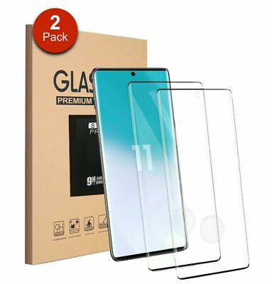 2-Pack For Samsung Galaxy S20 Plus S20 Ultra S20 Tempered Glass Screen  Protector