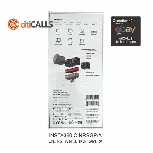 Insta360 CINRSGP/A Camera CINRSGP A ONE RS Twin Edition Retail - Picture 2 of 9