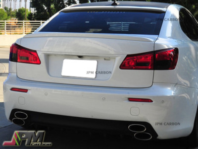 For 06-13 LEXUS IS250 IS350 ISF Sedan F-Sport Style Painted Trunk Spoiler