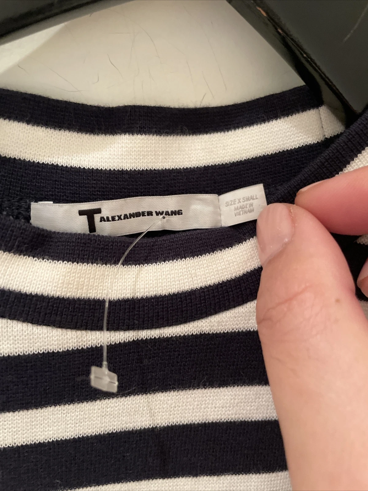 Abito a righe bianco marino Alexander Wang xpiccoli dettagli 450 00