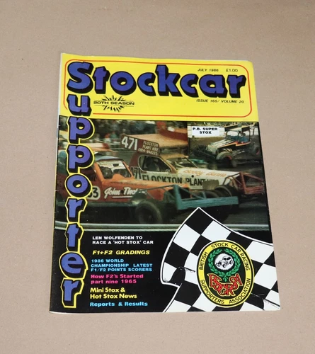 Stockcar Supporter Magazine No. 165, July 1986 (Brisca F1/F2)