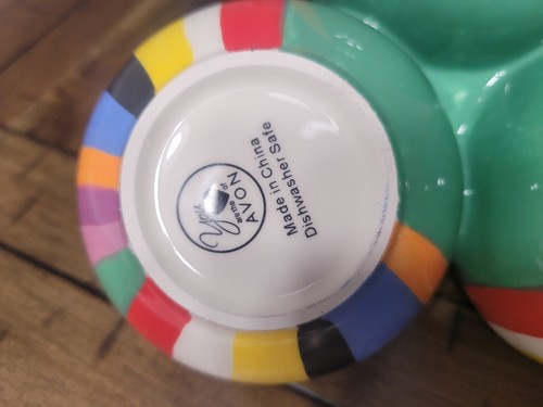 Bright Colorful Striped 3 Serving Bowls with Colored Spoons Multicolored Set - Picture 17 of 18