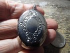 A LOVELY MINIATURE FAUX PEARL BEAD ROSARY IN A LADY OF FATIMA LOCKET/NECKLACE — photo 6