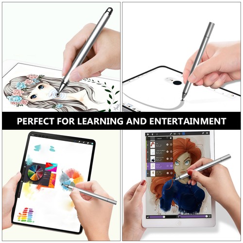 Metal Disc Stylus Pen High Sensitive Screen Pencil for Tablet - Picture 3 of 12