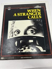 Vtg 1979 When A Stranger Calls RCA CED VideoDisc Horror Cult Classic Untested