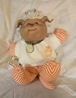 Vintage 1983 Cabbage Patch Kids Koosas Dog - Original Tag - Striped Body