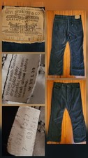 Vtg 70s 80s Levis 517 Corduroy Bootcut Pants Jeans Mens 38x30 36x28 Blue Flare