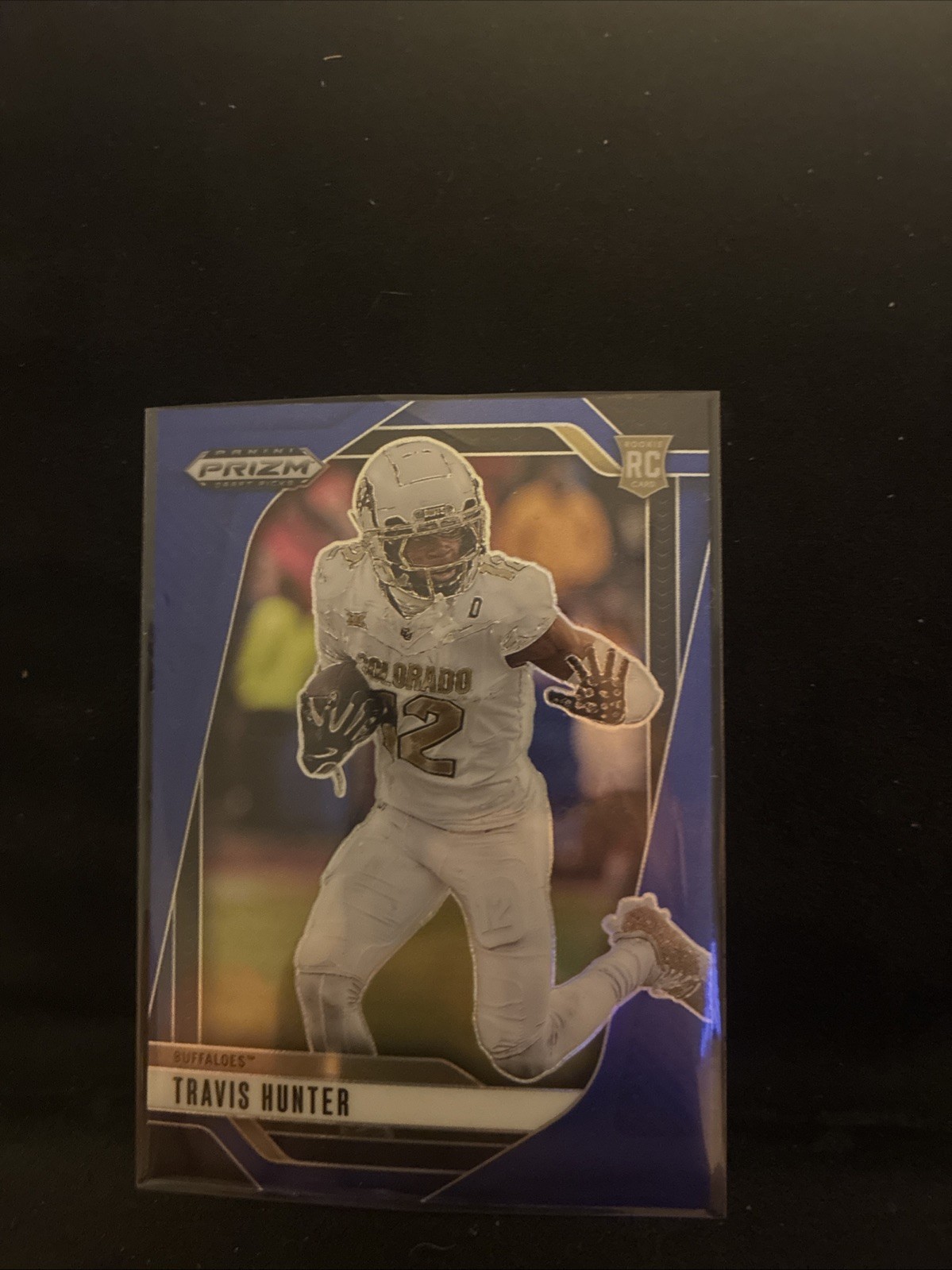2025 Panini Prizm Draft Picks - Travis Hunter #21 Blue Prizm /249 (RC)
