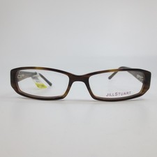 Jill Stuart JS270-1 Brown Tortoise Rectangular Eyeglasses Frames 53-16-135